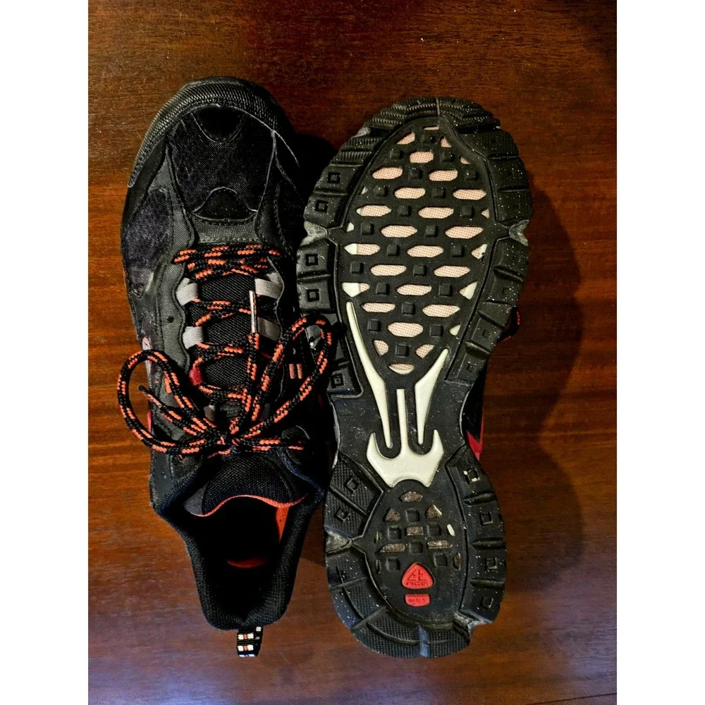 NIKE Trail Ridge Mens Air‎ 346539-021 Black Red